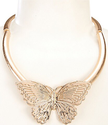 Southern Living Statement Butterfly Collar Necklace