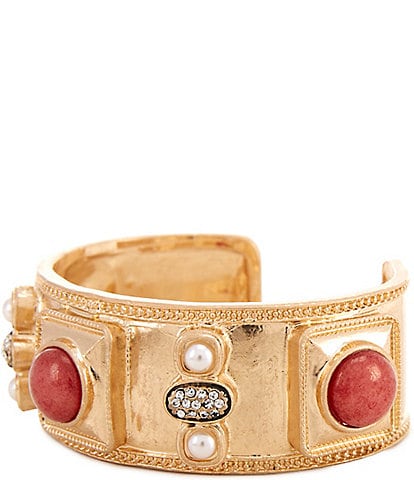 Southern Living Stone Embellished Cuff Bracelet