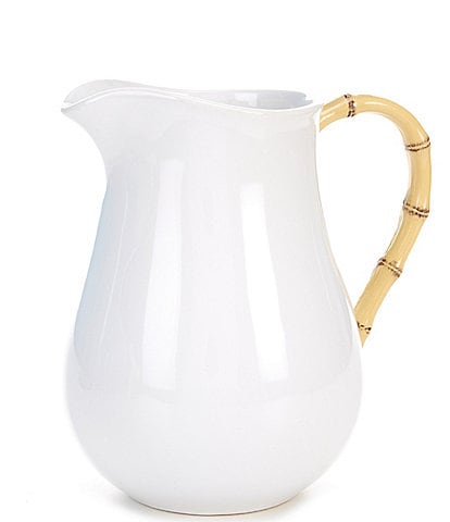 Southern Living Gemma Collection Stoneware Bamboo Pitcher