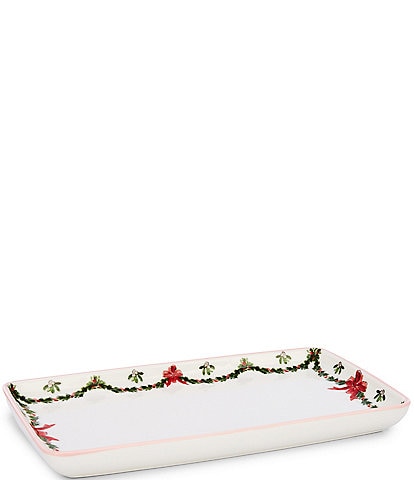 Southern Living Sweet Christmas Collection Rectangular Tidbit Platter