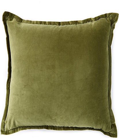 Southern Living Velvet & Linen Reversible Oversize Square Pillow