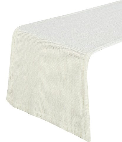 Southern Living Waffle Jacquard Runner, 72#double;