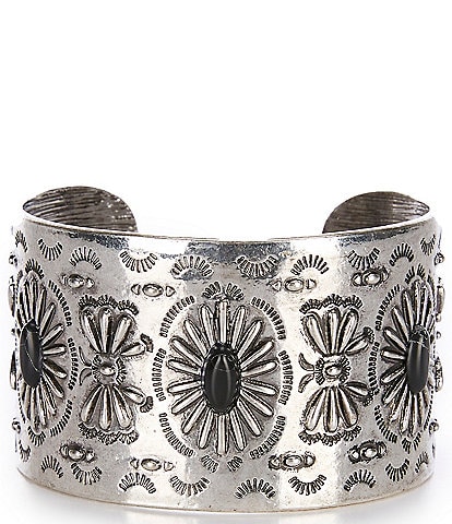 Southern Living Western Cuff Bracelet with Semi Precious Stones