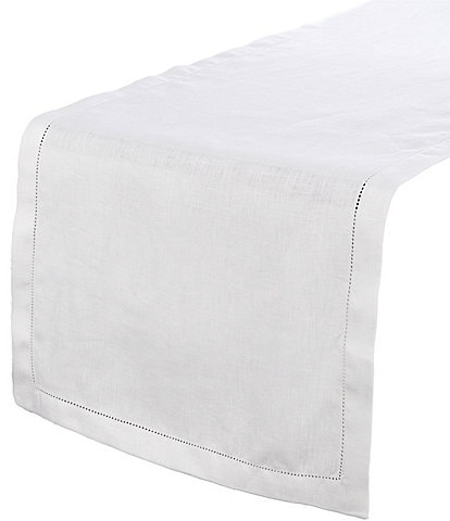 Southern Living White Hemstitch Runner - 72"