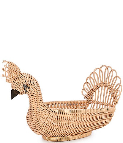 Southern Living Woven Chicken Basket