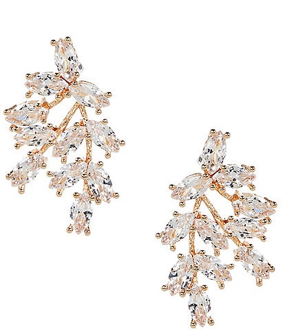Southern Living x Borrowed & Blue Crystal Navette Stud Earrings