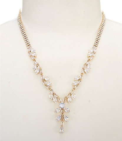 Southern Living x Borrowed & Blue Stone Cluster Y Necklace