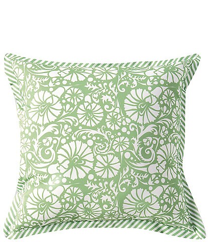 Southern Living x Nellie Howard Ossi Collection Indoor/Outdoor Floral Flanged Pillow