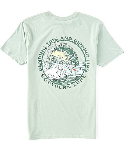 Southern Lure Bending Tips Graphic Short-Sleeve Cotton Tee
