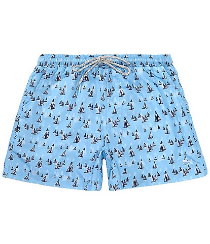 Southern Lure Big Boys 8-20  Sail Boat Printed Swim Shorts