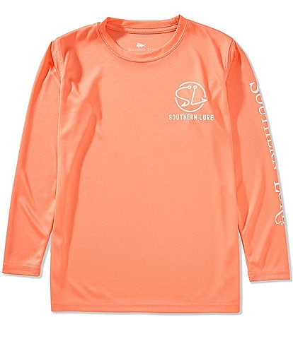 Southern Lure Big Boys 8-20 Long Sleeve UV Protection Rashguard T-Shirt