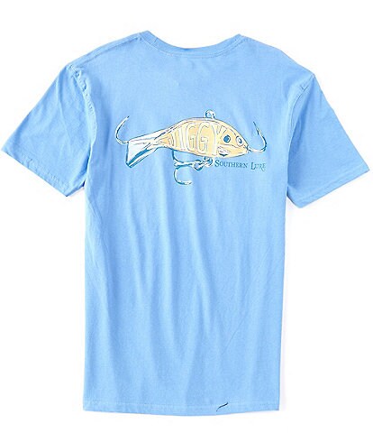 Southern Lure Jiggy Graphic Short-Sleeve Cotton Patch Pocket Tee
