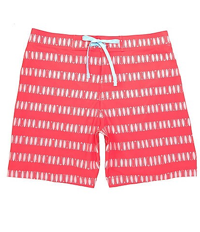 Southern Tide Paddlin' Out Printed 7.5#double; Inseam Swim Trunks