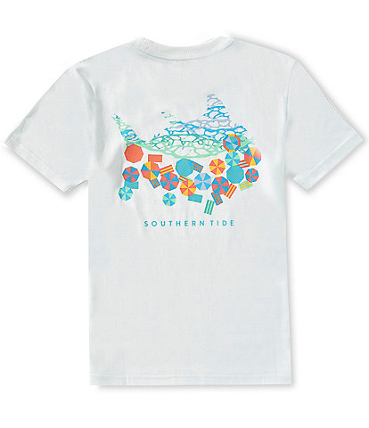 Southern Tide Big Boys 8-20 Umbrellas T-Shirt
