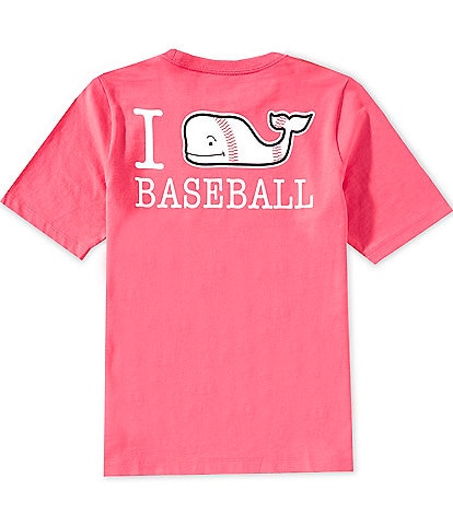 Southern Tide Big Boys 8-20 Whale Baseball Short Sleeve Graphic T-Shirt