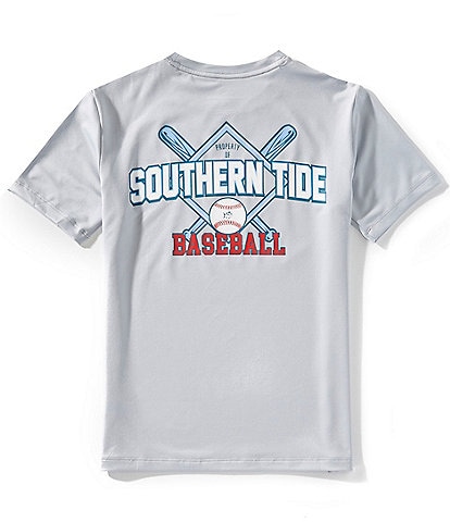 Southern Tide Big Boys Baseball Diamond Crew Neck Short Sleeve T-Shirt