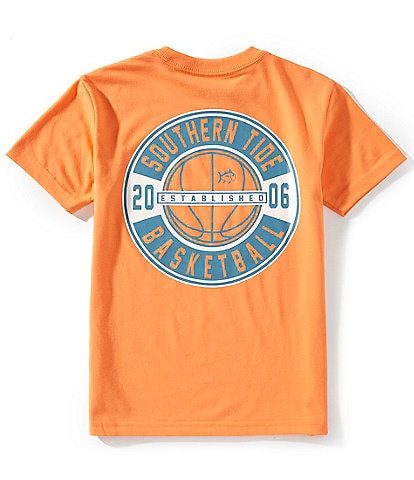 Southern Tide Big Boys Courtside Crew Neck Short Sleeve T-Shirt