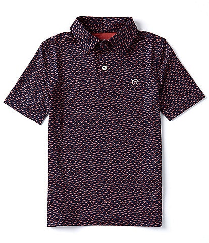 Southern Tide Big/Little Boys 4-16 Short Sleeve Fall Flock Printed Performance Polo Shirt