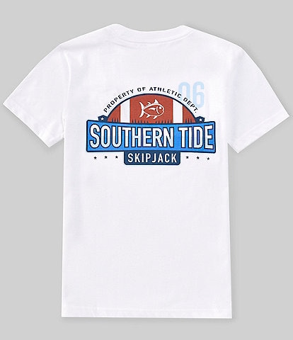 Southern Tide Big/Little Boys 4-16 Short Sleeve Skipjack Football Graphic T-Shirt