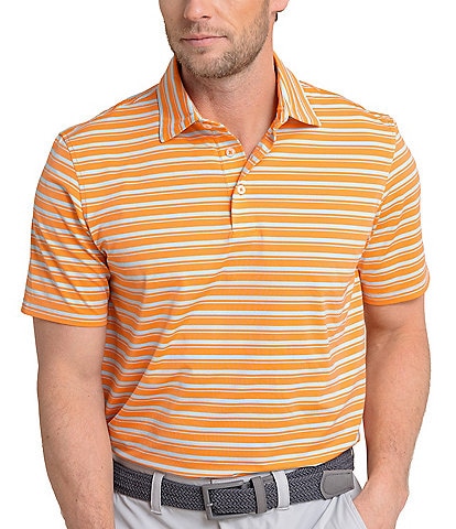 Southern Tide Brrr-Eeze Pearl Cove Stripe Short Sleeve Polo Shirt