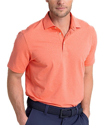 Southern Tide Brrr°®-eeze Heather Performance Stretch Short Sleeve Polo Shirt