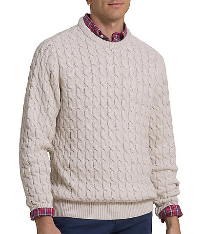 Southern Tide Cable Knit Crew Sweater
