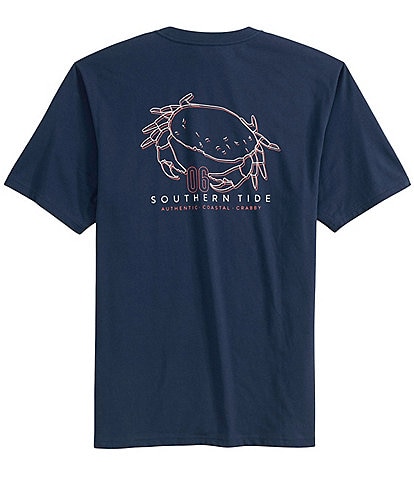 Southern Tide Coastal and Crabby Short Sleeve T-Shirt