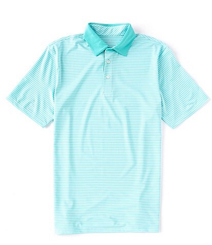 Southern Tide Driver Bowee Stripe Performance Stretch Short-Sleeve Polo Shirt