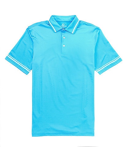 Southern Tide Driver Brantley Stripe Performance Stretch Short-Sleeve Polo Shirt