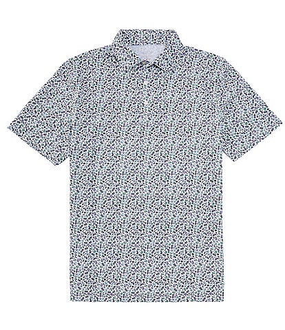 Southern Tide Driver Dazed And Transfused Performance Stretch Short Sleeve Polo Shirt