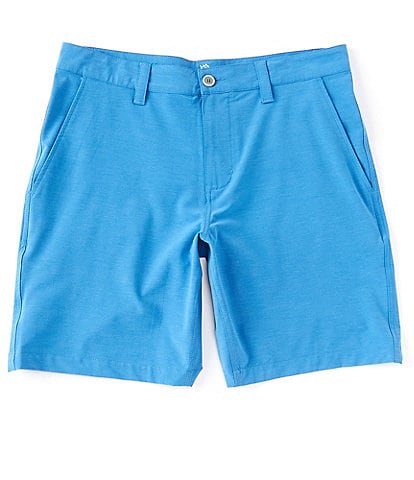 Southern Tide Heathered T3 Flat-Front 9#double; Inseam Gulf Shorts