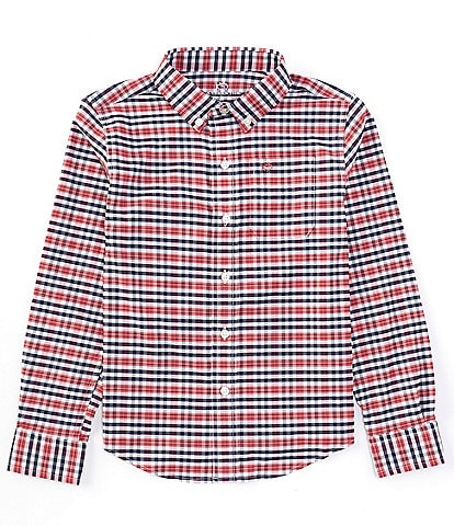 Southern Tide Little/Big Boys 4-16 Long Sleeve Haywood Plaid Intercoastal Sport Shirt