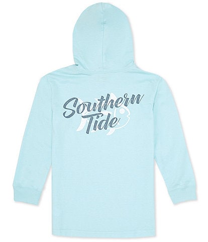 Southern Tide Little/Big Boys 4-16 Long Sleeve Letterpress Hoodie T-Shirt