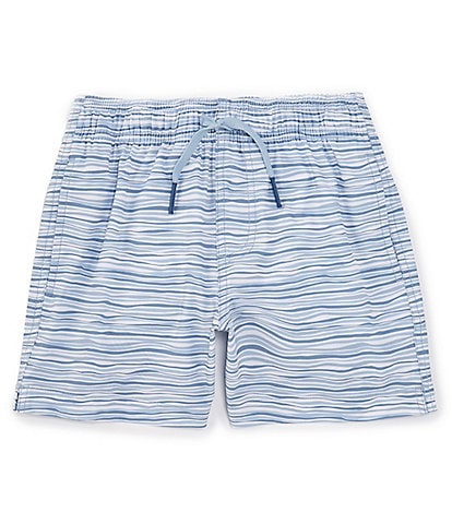 Southern Tide Little/Big Boys' 4-16 Ocean Water Stripe Swim Trunks