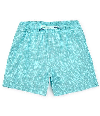 Southern Tide Little/Big Boys 4-16 Painted Check Swim Trunks