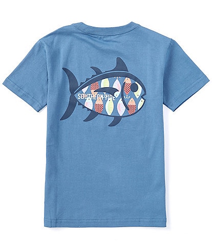 Southern Tide Little/Big Boys 4-16 Short Sleeve Lure Fill Graphic T-Shirt
