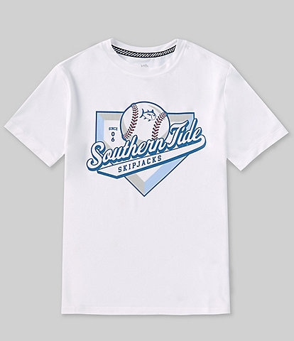 Southern Tide Little/Big Boys 4-16 Short Sleeve SkipJacks Front Graphic Performance T-Shirt