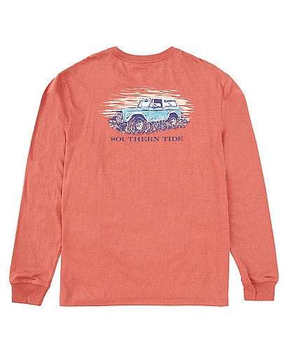 Southern Tide On Board For Off Roads Long Sleeve T-Shirt
