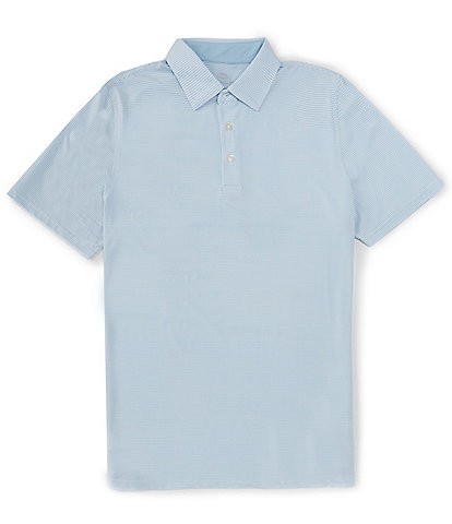 Southern Tide Performance Stretch Brrr°-eeze Meadowbrook Stripe Short Sleeve Polo Shirt