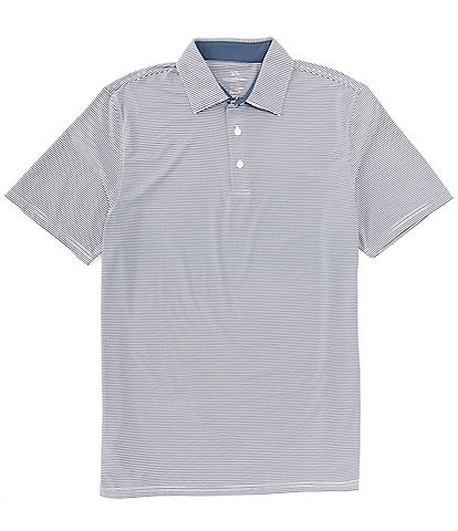 Southern Tide Performance Stretch Brrr°eeze Meadowbrook Stripe Short Sleeve Polo Shirt