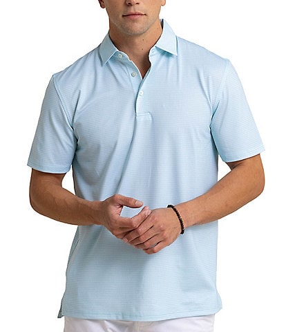 Southern Tide Performance Stretch Driver Getting Ziggy With It Short Sleeve Polo Shirt