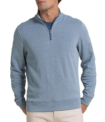 Southern Tide Sandy Cove Pique Quarter-Zip Pullover