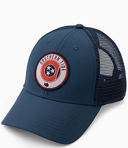 Southern Tide State Patch Tennessee Performance Trucker Hat