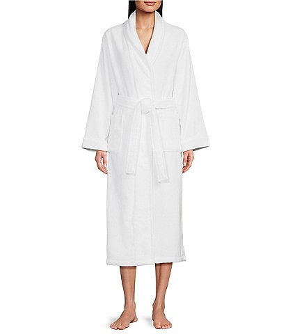 Spa Essentials by Sleep Sense Long Cozy Terry Wrap Robe
