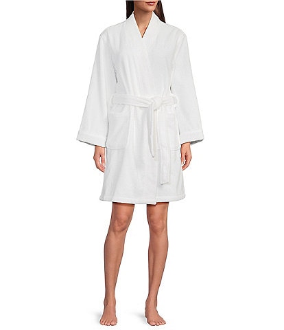 Women's Long Robe Hooded Bathrobe Zipper Up Duster Full Length Solid Pocket  Housecoat Sleepwear
