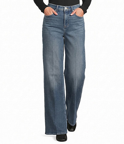 Spanx Denim High Rise Wide Leg Pants