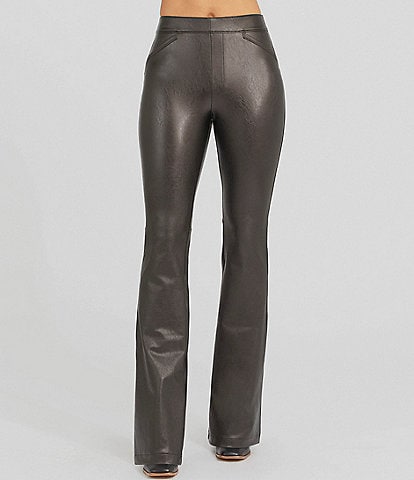 Spanx Leather-Like Flared Pants