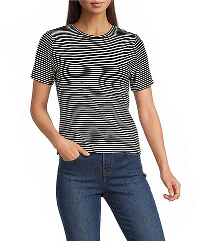 SPANX® Lightweight Cotton Crewneck Tee
