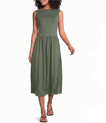 SPANX SPANXsmooth® Jersey High Neck Midi Dress