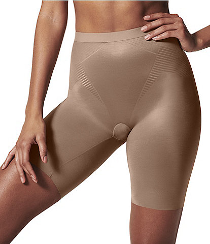 OnCore High-Waisted Mid-Thigh Short by SPANX in Nude